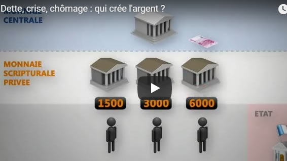 Dette, crise, chômage : qui crée l'argent ?